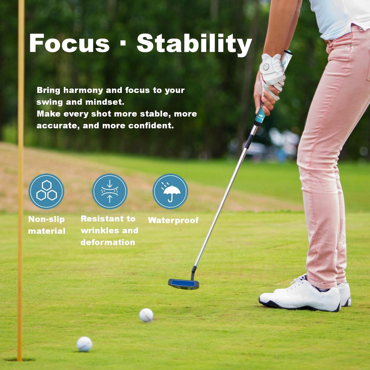 CMOSAF high feedback grip helps you feel impact and adjust.