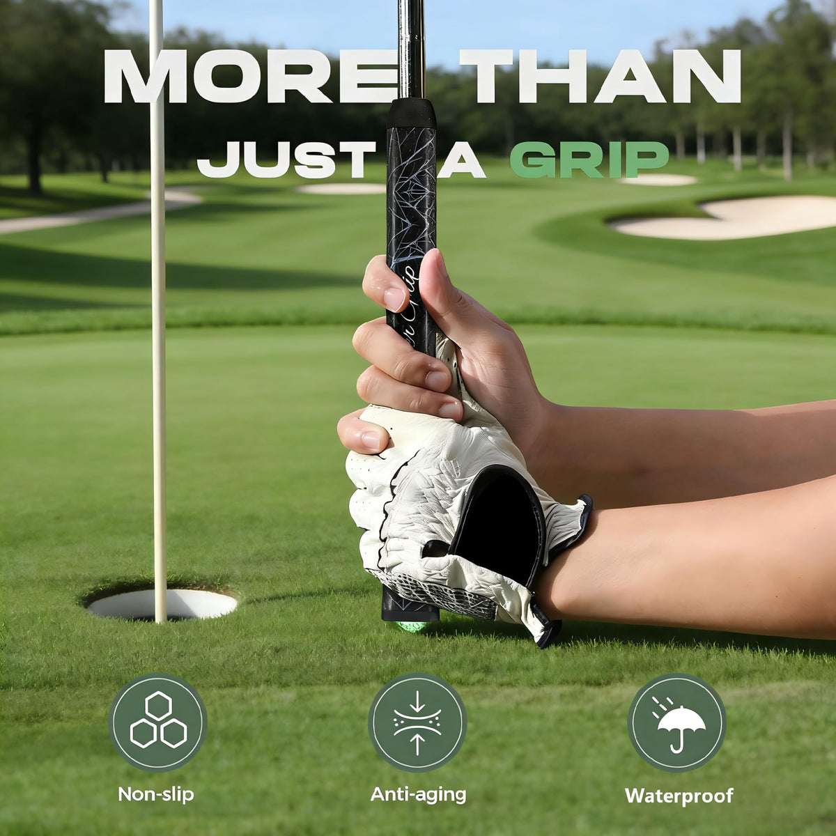 CMOSAF golf putter grip high feedback for precise impact feel