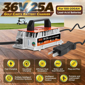 CMTOOL 36V charger side profile highlights durable aluminum housing