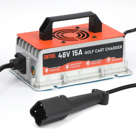 CMTOOL 48V Yamaha G29 front view charger boosts readiness