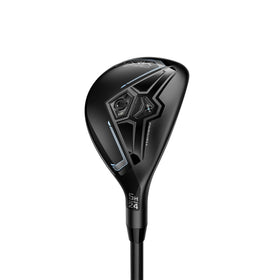 Cobra DARKSPEED Ladies Hybrid shows an aerodynamic design for longer, more accurate approach shots.