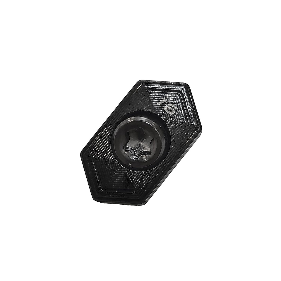 Cobra DS-ADAPT 16g weight mounted on driver for customizable swing weight.