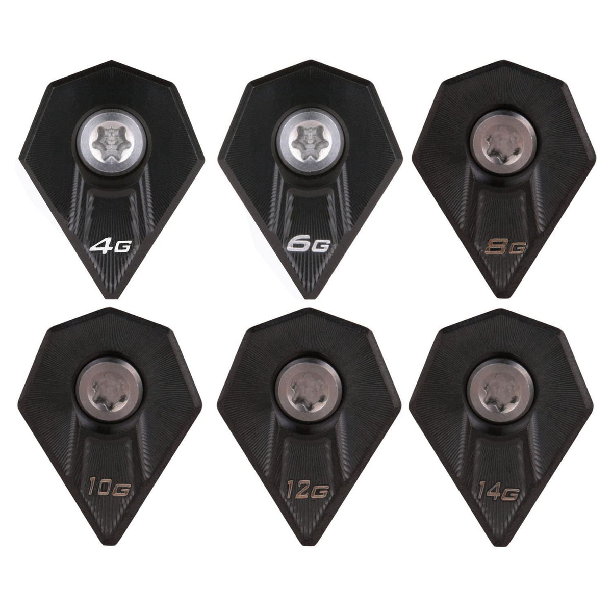 Cobra King F9 12g weight in black for quick replacement and tuning.