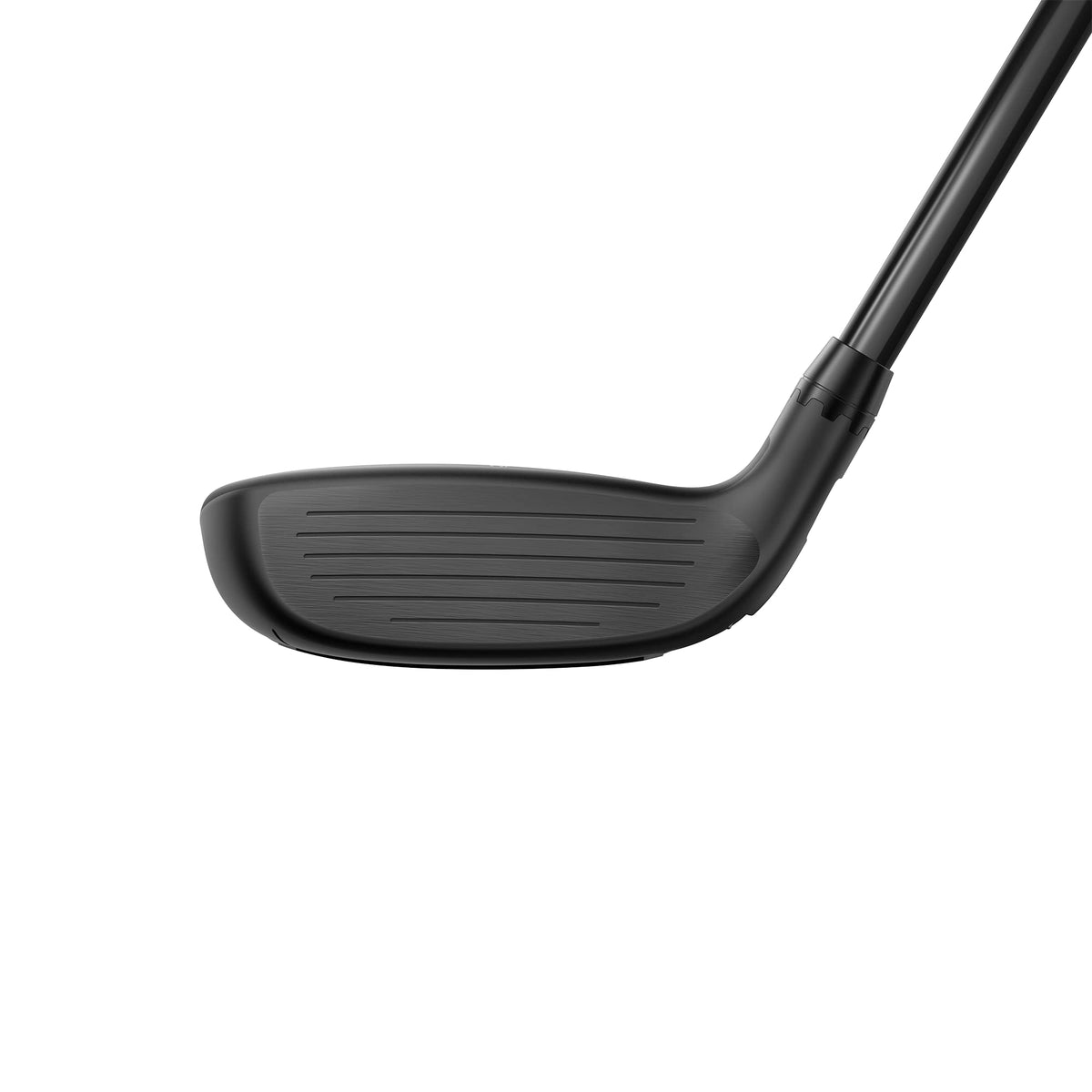 Cobra King TEC Hybrid carbon crown saves weight for faster head speed.