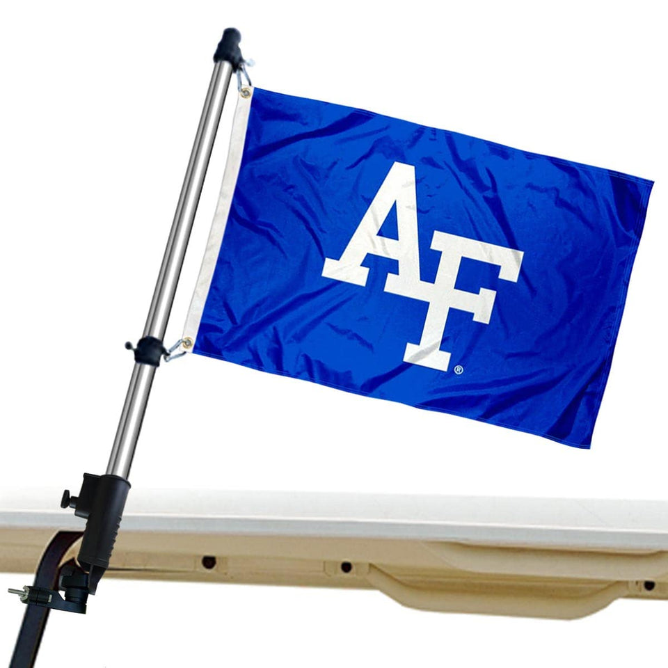 College Flags & Banners Co. Air Force Falcons golf cart flag for visible team spirit on carts.