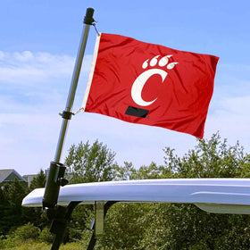 Bearcats flag is officially licensed with double-sided visibility for portable setups.