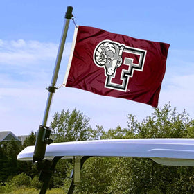 College Flags & Banners Co. Fordham Rams flag pole, durable outdoor-ready construction.