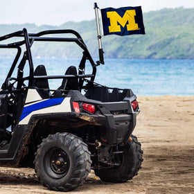 Clips and hardware included for easy golf cart flag installation
