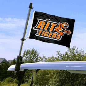 College Flags & Banners Co. adjustable bracket mounted on a frame.