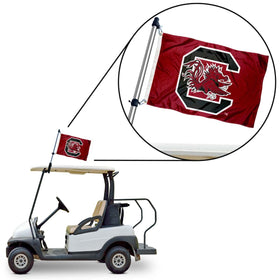 College Flags and Banners Co. golf cart flag mount assembly ready for porch rails or canopies