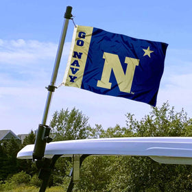 College Flags & Banners Co. adjustable bracket for mounting on square or round frames up to 1.75 inches.