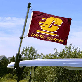 College Flags & Banners Co. adjustable bracket for secure mounting on square or round frames.