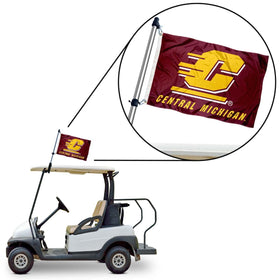 College Flags & Banners Co. officially licensed Chippewas flag for authentic team display.