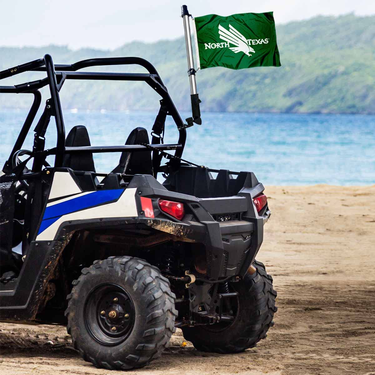 College Flags and Banners Co. stainless steel flag pole delivers durable outdoor performance.