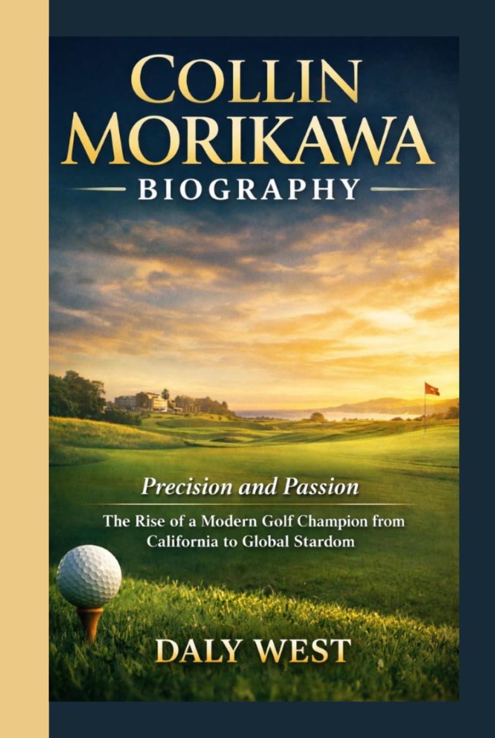 Collin Morikawa biography cover shows a focused golfer, perfect for fans seeking inspirational sports stories.