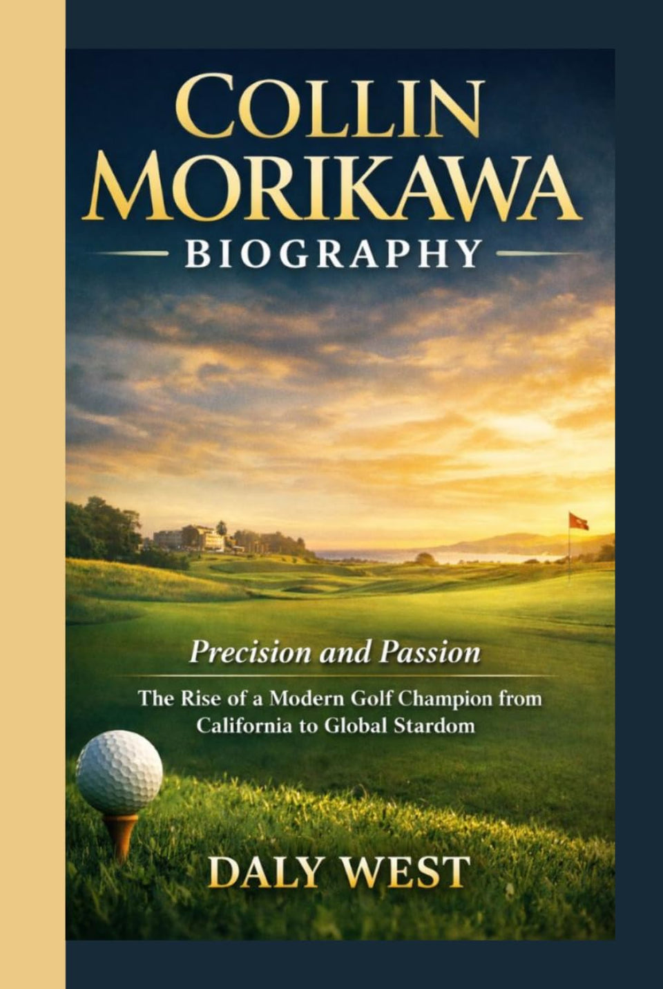 Collin Morikawa biography cover shows a focused golfer, perfect for fans seeking inspirational sports stories.