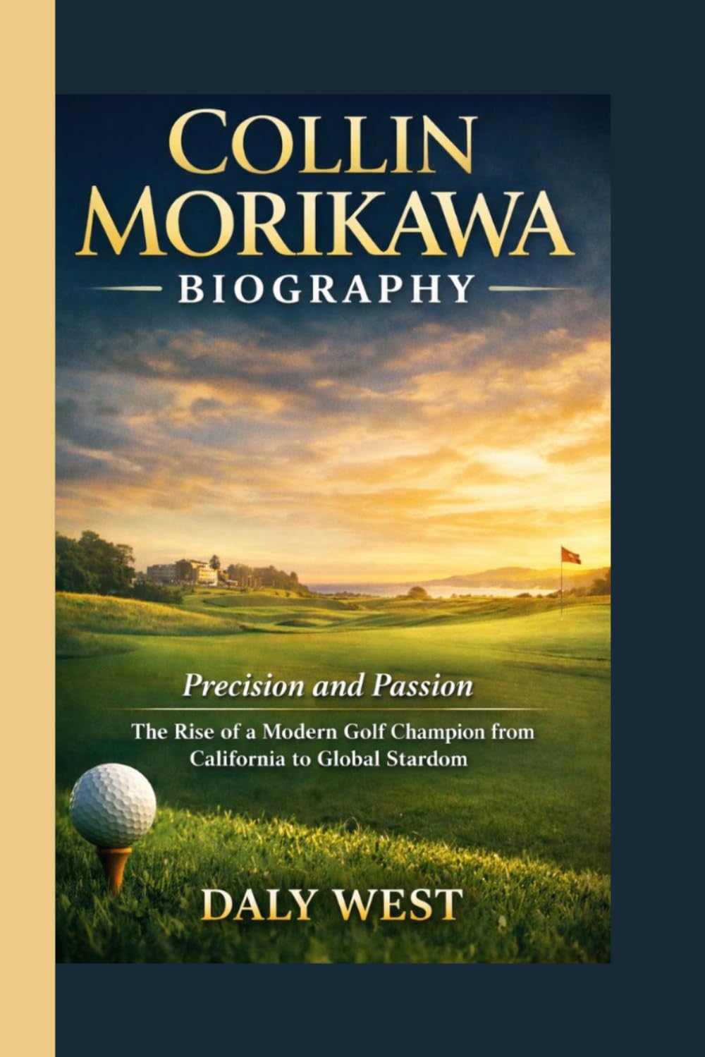 Collin Morikawa biography cover highlighting precision and passion for aspiring golfers