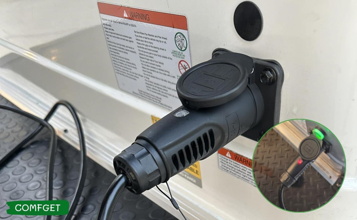 COMFGET Y-30 220V 16A plug supports versatile charging setups.