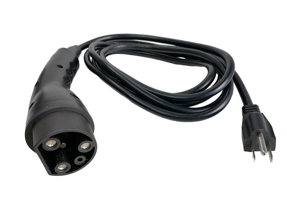 COMFGET UL-listed golf cart charging cord in 10 ft length for outdoor charging.