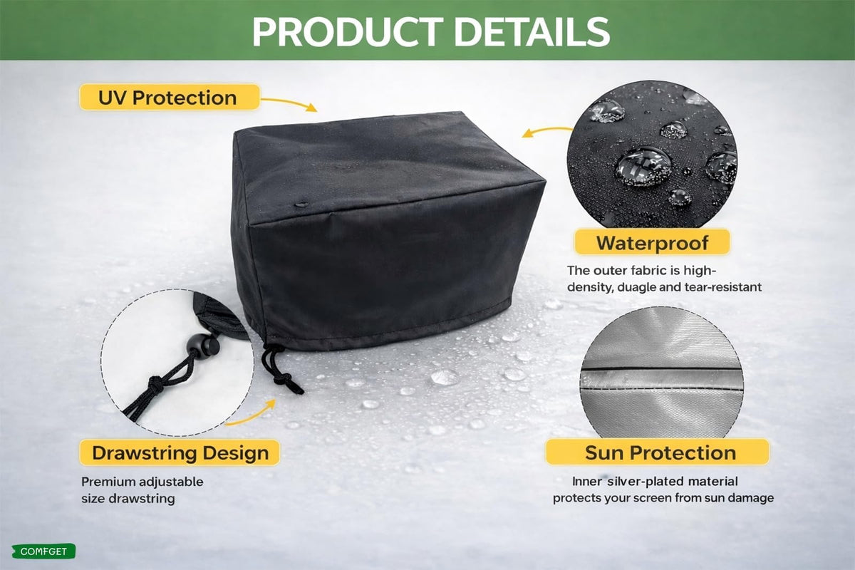 UV and dust protection helps keep the screen clear on dusty trails.