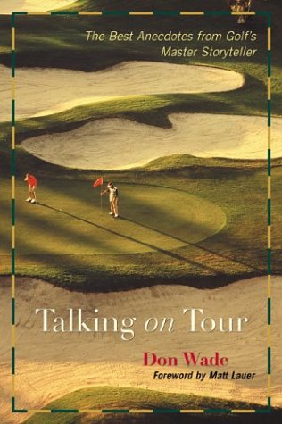 Talking on Tour book cover by Contemporary Books, ideal gift for golf lovers seeking entertaining anecdotes