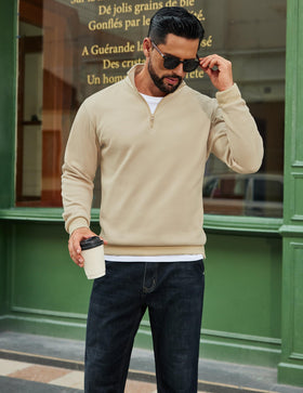 COOFANDY ribbed cuffs provide polished finish to any outfit.