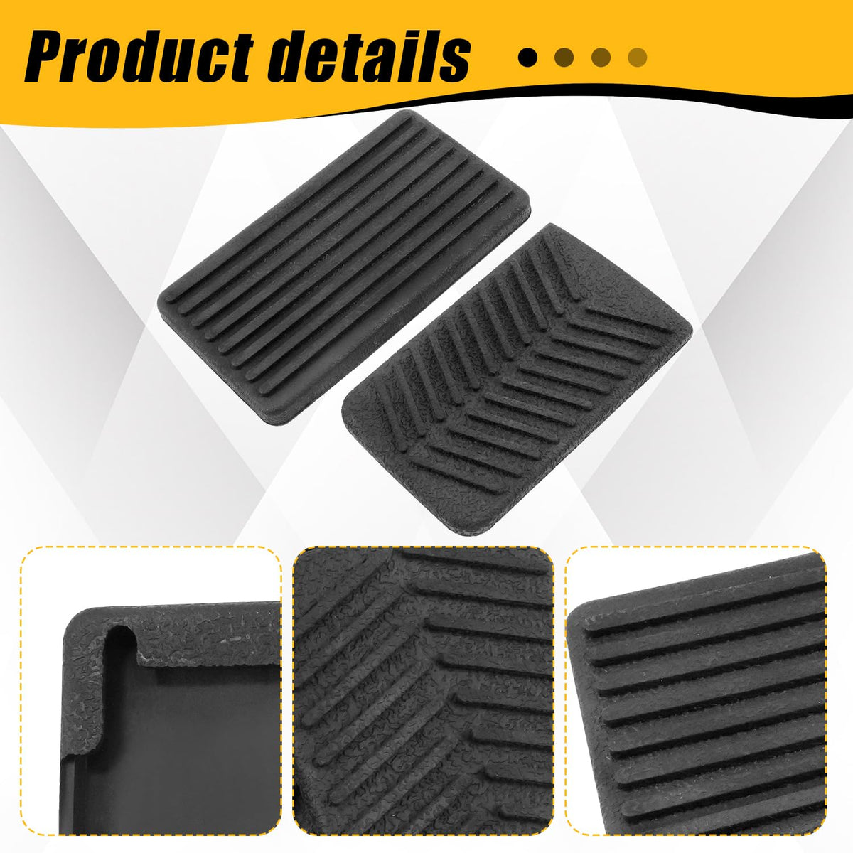Cool Star pedal pad kit for EZGO RXV ensures quick, direct-fit replacement