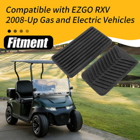 Cool Star rubber pedal pad kit provides durable replacement for EZGO RXV