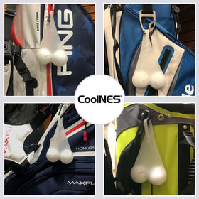 CoolNES baseball ball pouch stores two balls securely during practice.