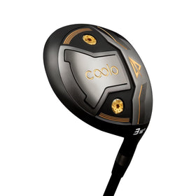 COOLO fairway wood profile shot highlights stable feel at impact.
