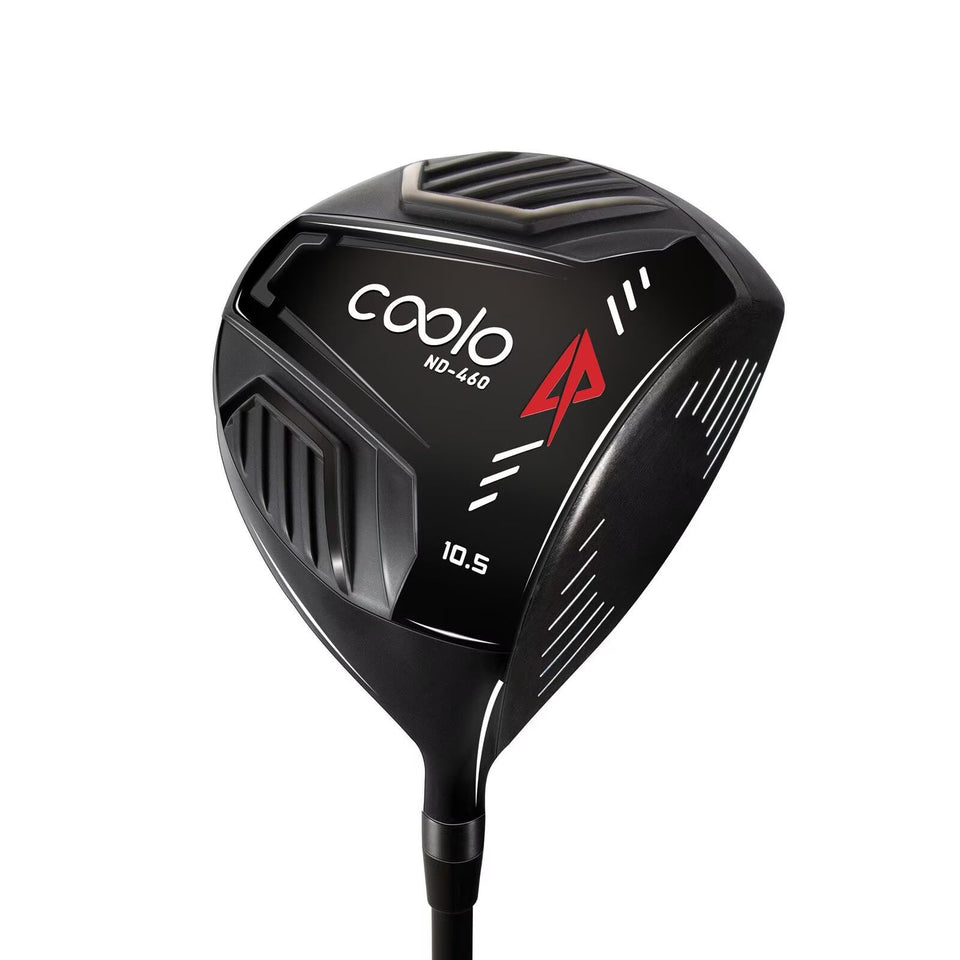 COOLO Golf Driver easy-hit design helps beginners achieve higher, straighter launches.