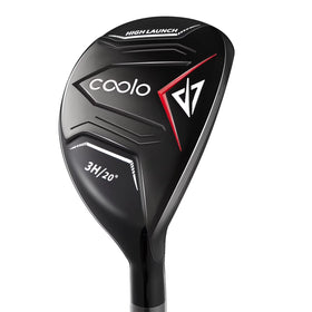 COOLO Golf Hybrid face close-up for forgiving contact on impact.