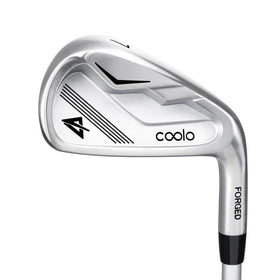 A COOLO Graphite iron grip and shaft in hand showing comfort and control.