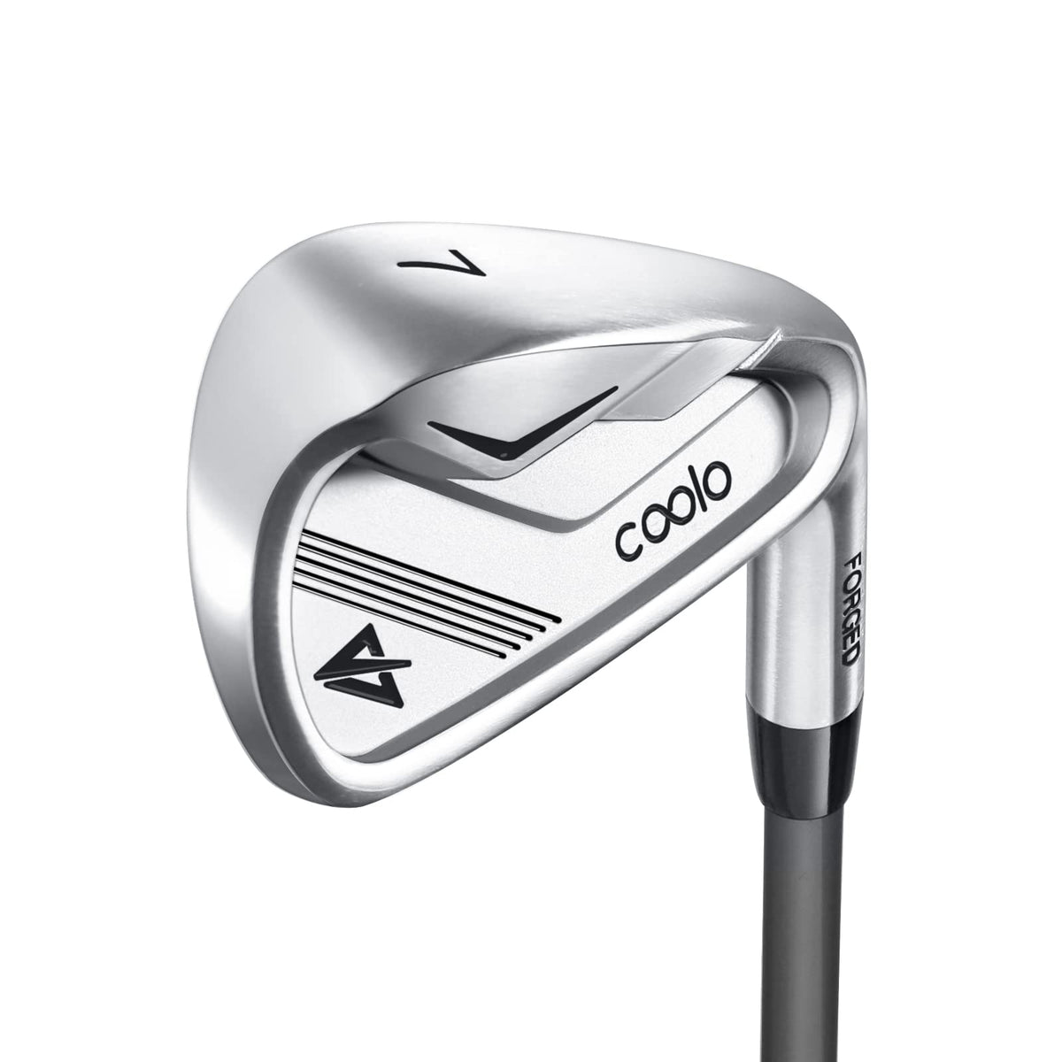 COOLO graphite irons for slow-swing players, offering comfort and potential distance on the course