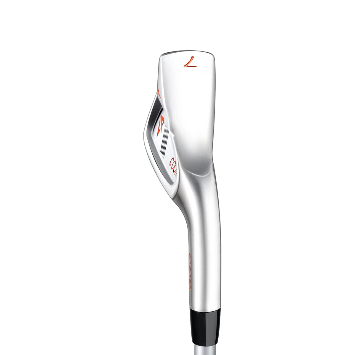 COOLO Graphite irons on practice range show reduced vibration feel.