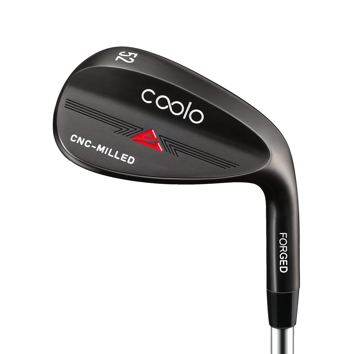 COOLO Graphite wedge close-up on ball contact showing spin potential