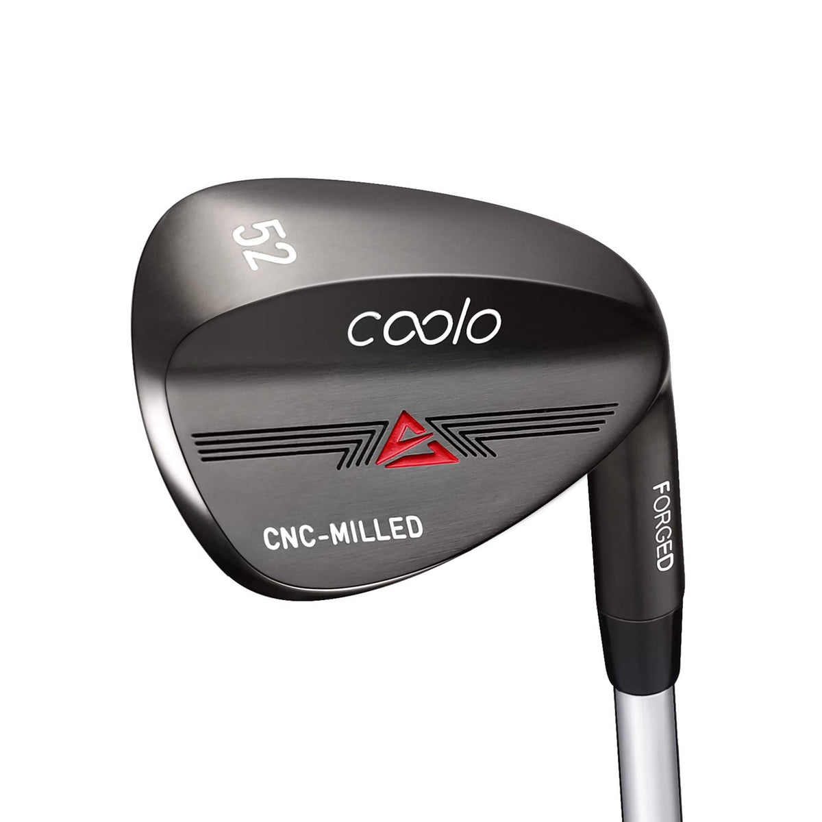 Close-up of COOLO Graphite wedge face milling for consistency