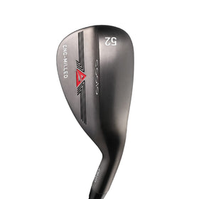 Golfer using COOLO Graphite wedge in a smooth swing action