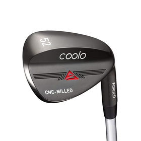 COOLO Graphite wedges mid-bounce sole profile for versatile greenside play.