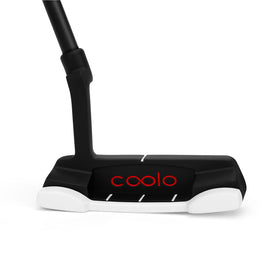 CNC milled face on COOLO putter delivers consistent feel across the face.