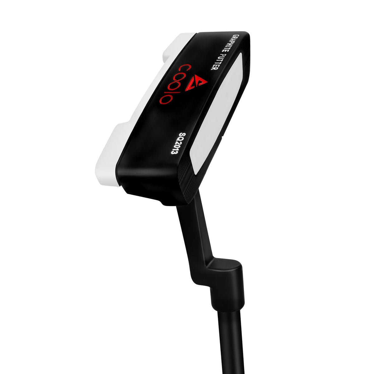 Graphite shaft of COOLO putter weighs 60g for smooth head rotation.