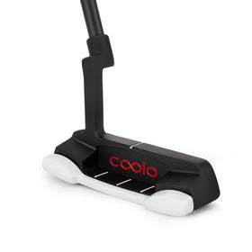 COOLO Low Torque putter head with graphite shaft for stable on-green balance