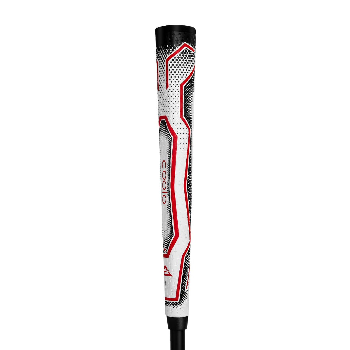 COOLO oversized grip enhances comfort and wrist alignment during stroke.