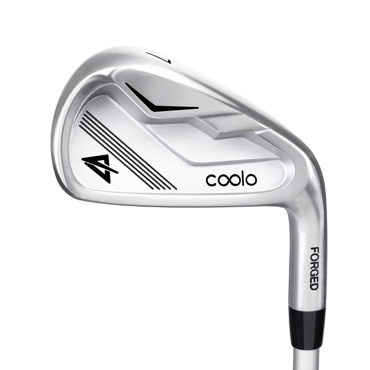 COOLO grip on the 7-iron for a secure, relaxed hold