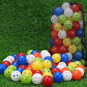 Coopay 150-pack colorful practice golf balls for versatile swing practice