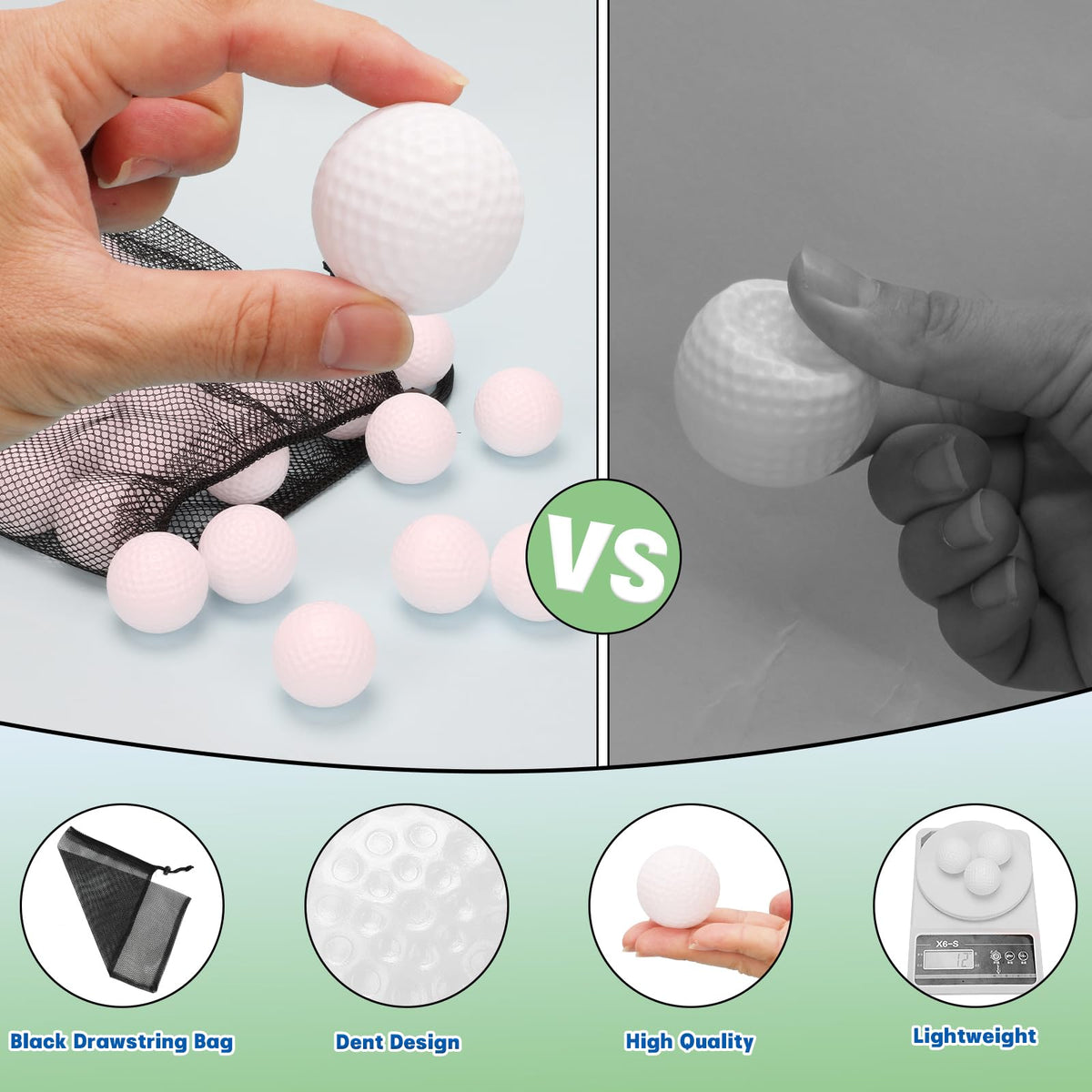 Coopay 42mm diameter balls designed to mimic real flight.