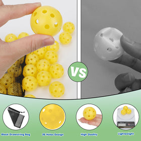 Coopay 42mm hollow design golf balls simulate real flight for training.