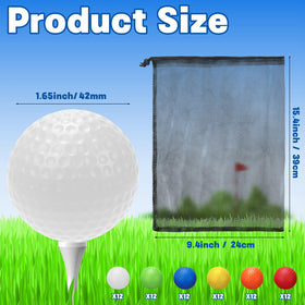 Coopay 42mm diameter practice golf balls for realistic swing practice