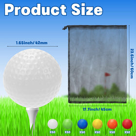 Coopay drawstring bag for golf balls, easy transport to range