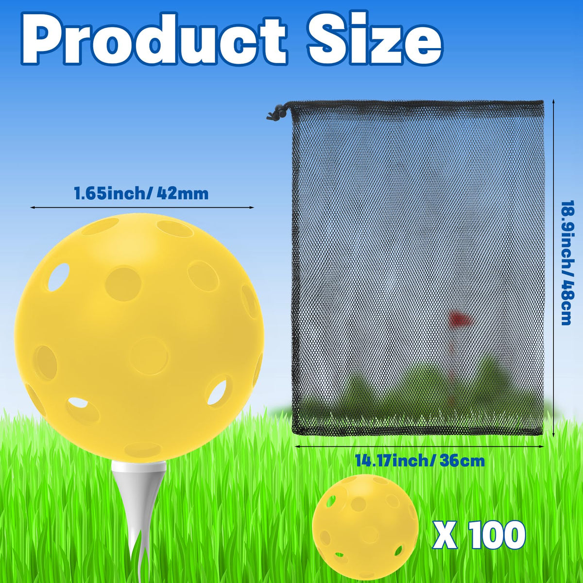 Coopay drawstring bag for golf balls keeps kits portable and organized.